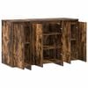 vidaXL Sideboard Smoked oak 120 x 41 x 75 cm Engineered wood