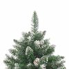 vidaXL Artificial Christmas Tree with 150 LEDs Green 59.06 in
