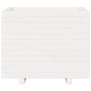 vidaXL Garden Planter White Solid pine wood 23.6x23.6 in Durable