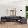 vidaXL Garden Lounge Set Grey