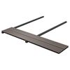 vidaXL WPC Hollow Decking Boards with Accessories 52.5 '&sup2; 7.2 ' Dark Brown (8x45003)