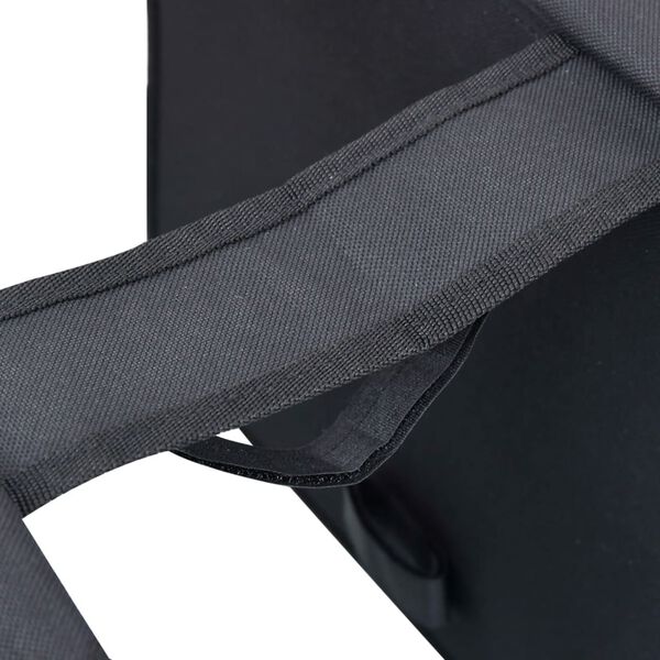 vidaXL Double Bicycle Bag for Pannier Rack Waterproof 9.2 gal Black