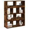 vidaXL Room Divider Smoked Oak Engineered wood Medium Room Divider