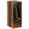 vidaXL Wardrobe with Shelf Old Wood 16.14 x 18.90 x 40.16 in