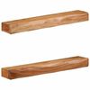 vidaXL Wall Shelves 2 pcs 31.5"x6.7"x3.1" Solid Wood Acacia