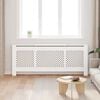 vidaXL MDF Radiator Cover White 80.7"