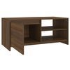 vidaXL Coffee Table Brown Oak Engineered Wood Medium Coffee Table