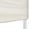 vidaXL Party Tent Cream 210D Oxford fabric with silver coating, steel frame