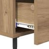 vidaXL Bedside Cabinet Artisan Oak 15.75 x 15.75 x 25.98 in