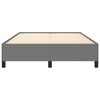 vidaXL Bed Frame Dark Grey Fabric (100% polyester), plywood, engineered wood