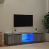 vidaXL TV Cabinet greysonoma 140 x 40 x 36 cm Engineered wood