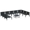 vidaXL Garden Sofa Set Anthracite Steel