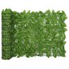 vidaXL Balcony Privacy Screen Green Polyethylene 236.2 x 29.5 in