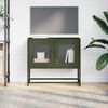 vidaXL TV Cabinet Olive green Cold-rolled steel Small TV Cabinet