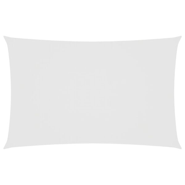 vidaXL Sunshade Sail Oxford Fabric Rectangular 16.4x26.2' White