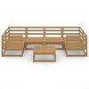 vidaXL Garden Lounge Set Honey brown Solid pinewood Large Modular