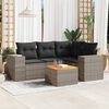 vidaXL Garden Sofa Set Grey, Dark Grey