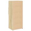 vidaXL Highboard Sonoma Oak Engineered Wood 19.7 x 16.7 x 48.8 in