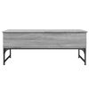 vidaXL Coffee Table Grey Sonoma Engineered wood, metal Medium