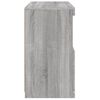 vidaXL Sideboard Grey Sonoma Engineered wood 23.6x14.6x26.4 in Sideboard