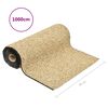 vidaXL Stone Liner Natural sand Nonwoven PP fleece, drinkwater safe glue