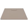 vidaXL Shower Base Tray SMC Brown 35.4"x27.6"
