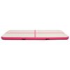 vidaXL Inflatable Gymnastics Mat with Pump 118.1x39.4x5.9" PVC Pink