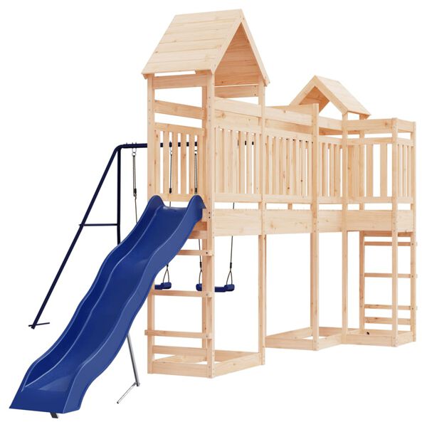 vidaXL Outdoor Playset Pine Solid Pine Wood Large Durable