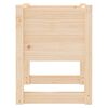 vidaXL Planter Set of 2 Natural Wood Solid Pine Wood Medium