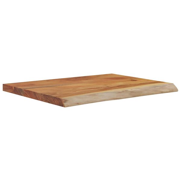 vidaXL Wall Shelf Natural wood Solid Acacia wood 19.7 x 15.7 in