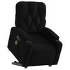 vidaXL Electric Stand Up Massage Recliner Chair Black