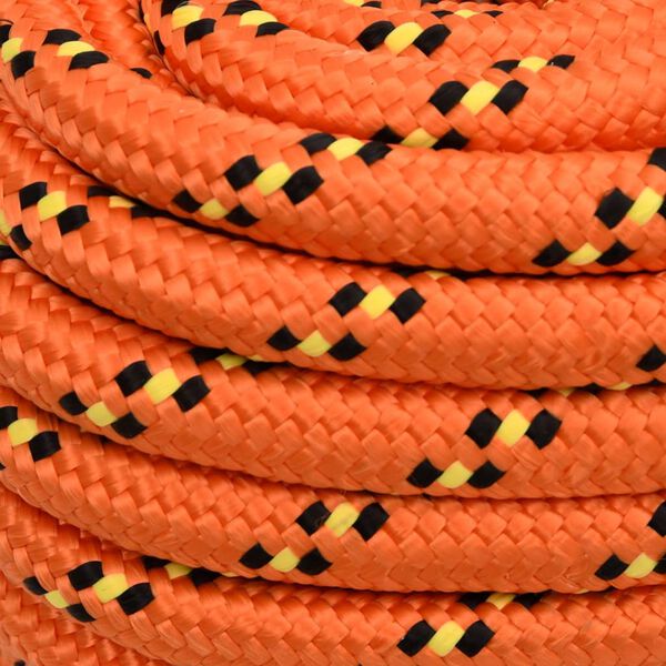 vidaXL Boat Rope Orange 0.79 " 328.1 ' Polypropylene
