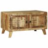 vidaXL Coffee Table Brown 80 x 54 x 45 cm Solid rough mango wood