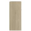vidaXL Bathroom Cabinet Sonoma Oak 23.6"x13"x31.5" Engineered Wood