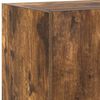 vidaXL TV Wall Cabinet Smoked Oak Engineered Wood Small TV Wall Cabinet