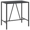 vidaXL Garden Bar Set Black