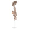 vidaXL Coat Stand White Powder-coated iron, Marble 69.3 in Coat Stand