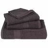 vidaXL Towel Set Anthracite 100% Cotton Towel Set Rectangular