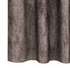 vidaXL Curtain with Curtains 2 pcs Cappuccino 55.1" x 55.1" Velvet