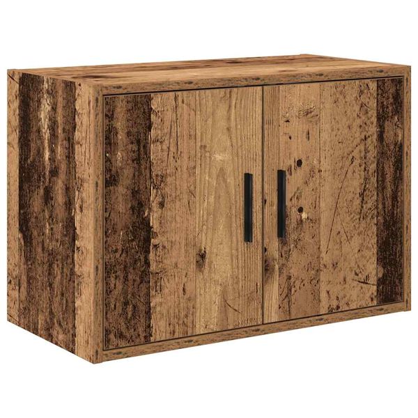 vidaXL Garage Wall Cabinet Old Wood Engineered Wood