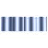 vidaXL Retractable Awning Striped Manual Blue and white 137.8" x 78.7