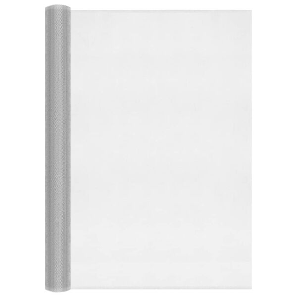 vidaXL Mesh Screen Aluminium 31.5x196.9" Silver