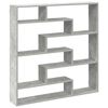 vidaXL Wall Cube Shelf Concrete Grey Engineered Wood Large