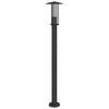 vidaXL Outdoor Floor Lamp Black Stainless Steel 39.4 in