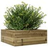 vidaXL Garden Planter Natural Wood Impregnated Pine Wood Medium