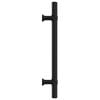 vidaXL Cabinet Handle Set of 10 Black