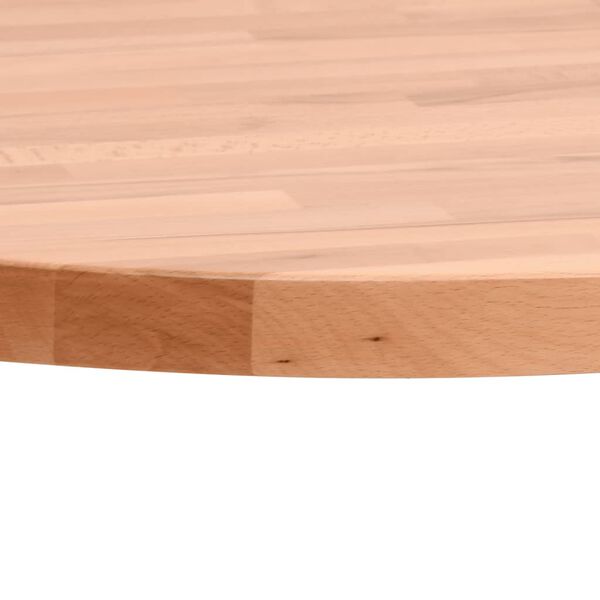 vidaXL Table Top Beech Solid beech wood 11.8 inches diameter Table Top