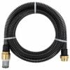 vidaXL Suction Hose Black PVC 3 meters Durable Suction Hose