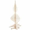 vidaXL Wooden Christmas Tree for Decoration 70.9" Solid Wood Pine