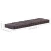 vidaXL Pallet Cushion Anthracite